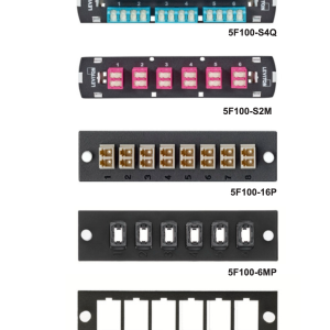 Leviton OPT‑X SDX Metal Fiber Adapter Plates (5F100‑xxx)