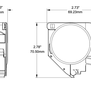 Alternative view of Leviton - Universal QuickPort® DIN Rail Module (42089-1DN)