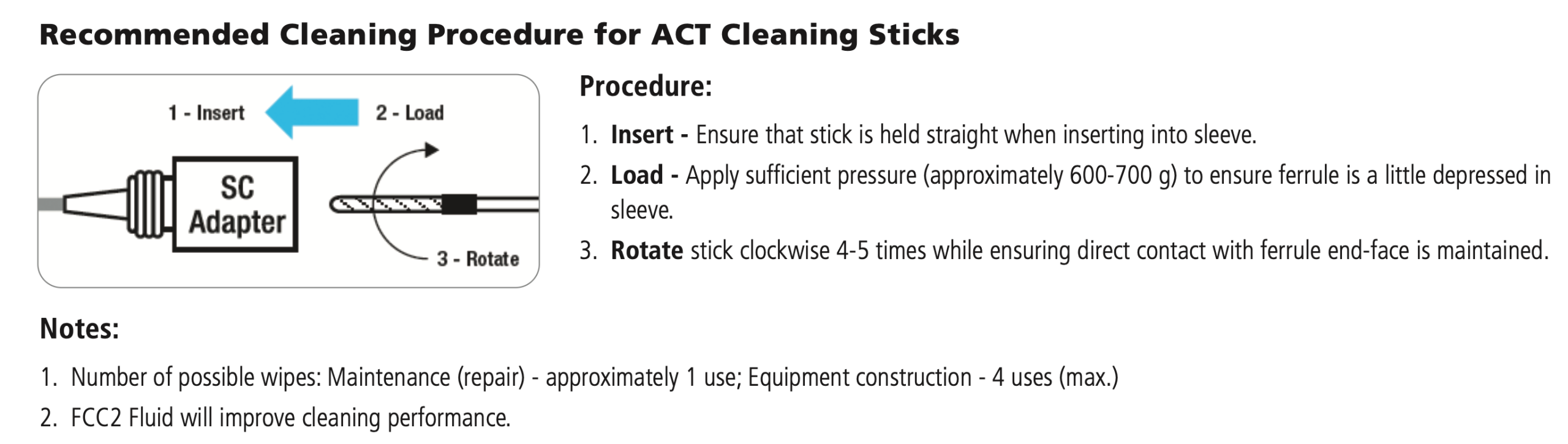 AFL - Cletop Adapter Cleaning Sticks (ACT) - Image 2